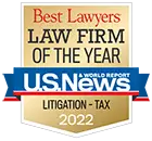 Best Law Firms - "Law Firm of the Year" 2022 Specialty Badge Footer
